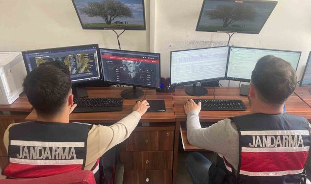 Jandarma sanal devriye çalışmalarıyla göz açtırmıyor