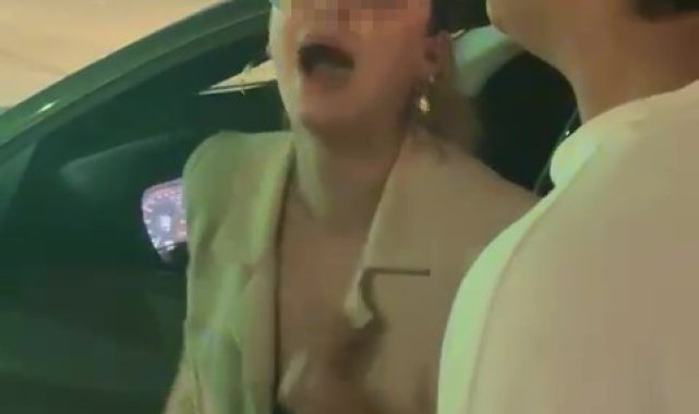 Kadın sürücü tartıştığı erkek sürücüyü, "Sen dua et ben seni yaşatıyorum" diye tehdit etti