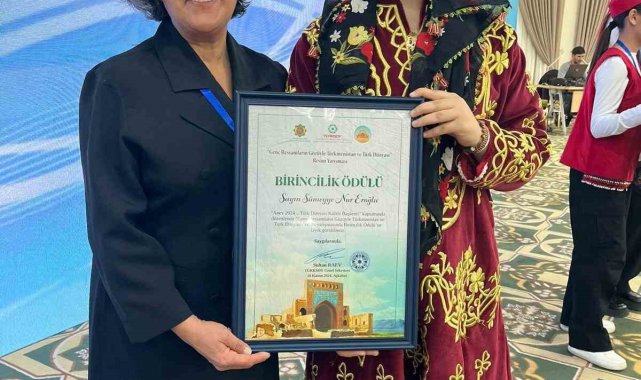 Karabüklü lise öğrencisi TÜRKSOY'un resim yarışmasında ödül aldı