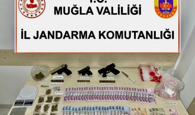 Kiralık villada uyuşturucu baskını: 6 gözaltı