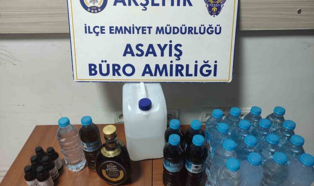 Konya'da sahte alkol operasyonu