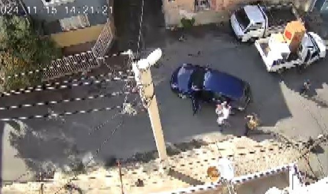 Küçük Muhammed Talha'nın ağır yaralandığı kaza anı kamerada