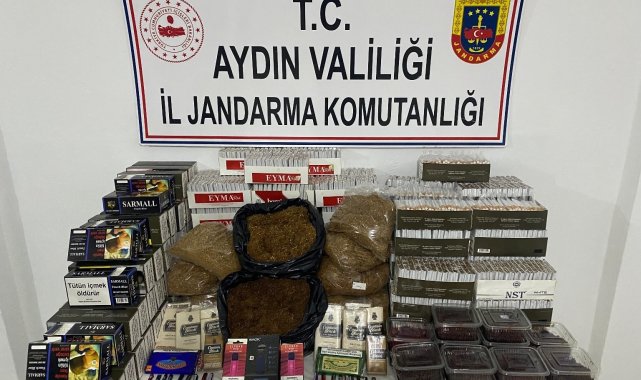 Kuşadası'nda 15 bin makaron ele geçirildi