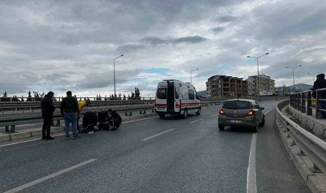 Kuşadası'nda motosiklet kazası: 1 yaralı