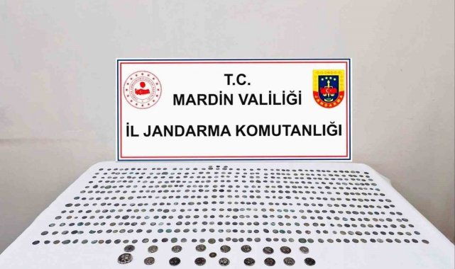 Mardin'de Roma ve Bizans dönemine ait 597 sikke ele geçirildi