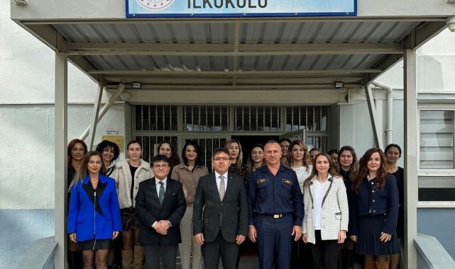 Marmaris Kaymakamı Kaya'dan öğretmenler haftası nedeni ile okullara ziyaret