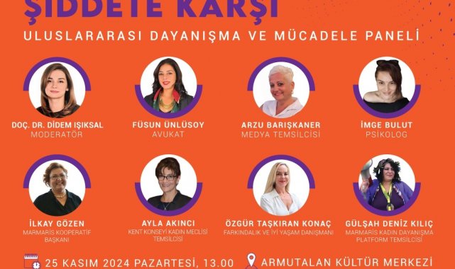 Marmaris'te kadına yönelik şiddete karşı panel düzenlenecek
