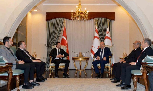 Mersin GİAD yönetimi Cumhurbaşkanı Ersin Tatar ile görüştü