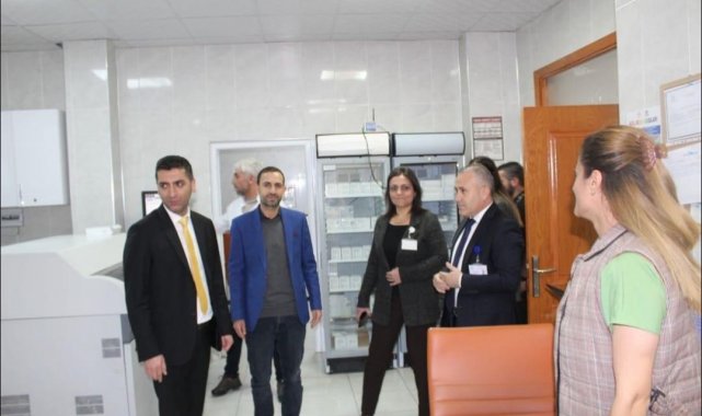 Müdür Güzeltaş, Güroymak Devlet Hastanesi'nde incelemelerde bulundu