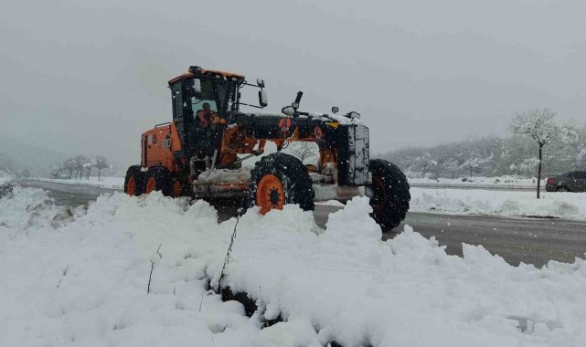 Samsun'da kar yağışı etkili oldu