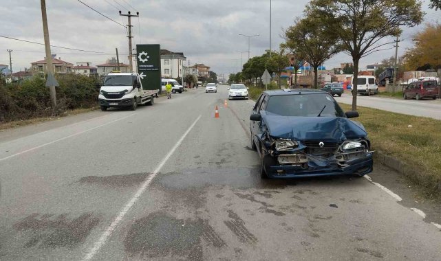 Samsun'da trafik kazası: 1 yaralı
