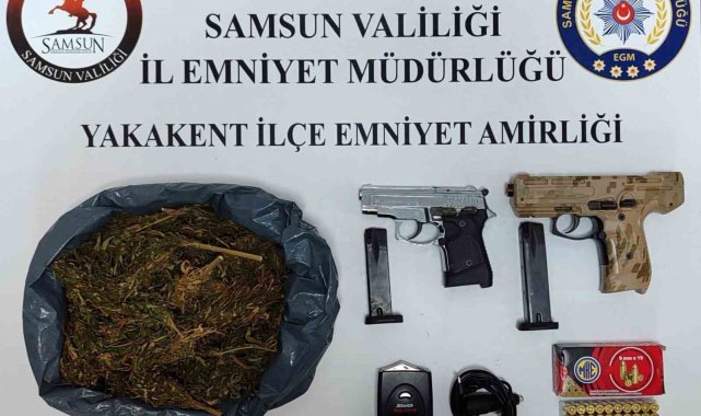 Samsun'da uyuşturucu ve radar tespit cihazı ele geçirildi