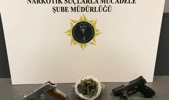Samsun'da uyuşturucu ve silah operasyonu: 4 gözaltı