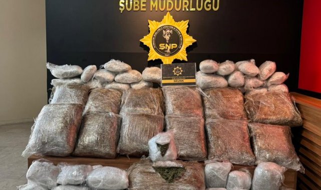Şanlıurfa'da 76 kilogram uyuşturucu madde ele geçirildi