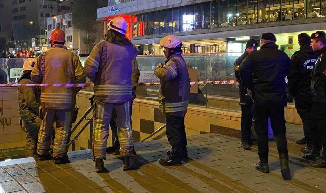 Seyrantepe-Hacıosman Metro Hattı'nın Taksim durağında intihar