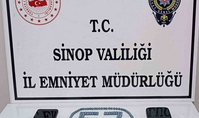 Sinop'ta uyuşturucu hapla yakalanan 1 kişi tutuklandı