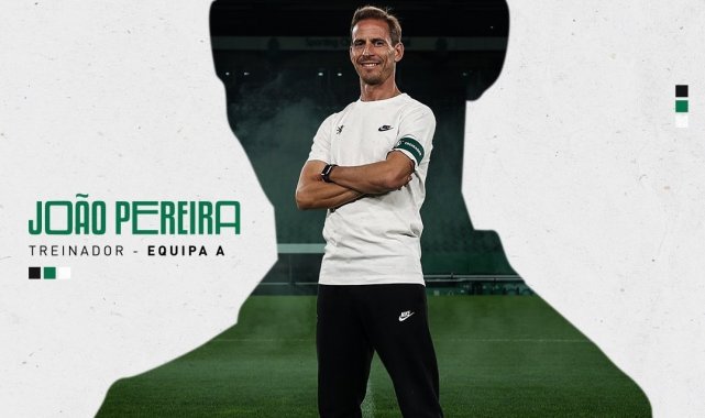 Sporting Lizbon'da teknik direktörlüğe Joao Pereira getirildi