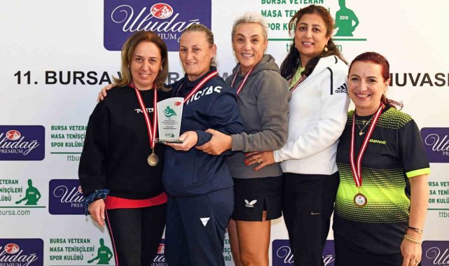 Ulusal Veteran Masa Tenisi Turnuvası sona erdi