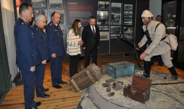 Vali Aksoy, Kurtuluş Savaşı'nda Atatürk'ün kaldığı konağı ziyaret etti