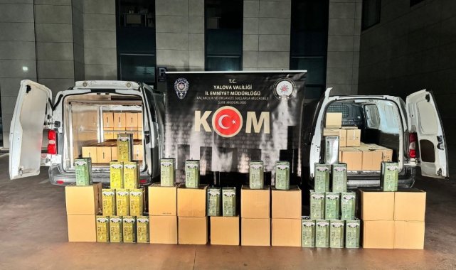 Yalova'da 3 bin 995 litre sahte zeytinyağı ele geçirildi