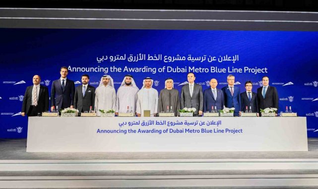 'Dubai Metrosu Mavi Hat Tasarımı ve Yapımı' ihalesini Mapa-Limak-CRRC ortaklığı kazandı