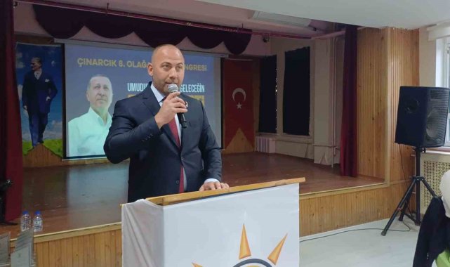 AK Parti Çınarcık İlçe Kongresi'nde Özalp başkanlığa seçildi