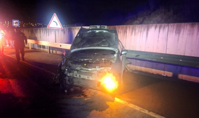 Alkollü sürücü önündeki otomobile çarptı: 1 yaralı