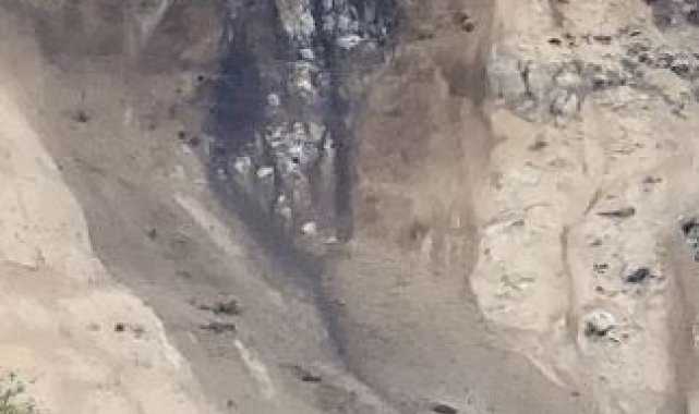 Artvin'in Arhavi ilçesindeki heyelanlı bölgede toprak kaymaları devam ediyor