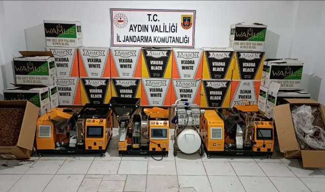 Aydın'da 1 milyon TL değerinde kaçak tütün ele geçirildi