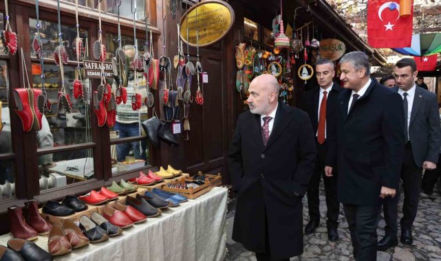 Bakan Yardımcısı Sağlam Karabük'te incelemelerde bulundu