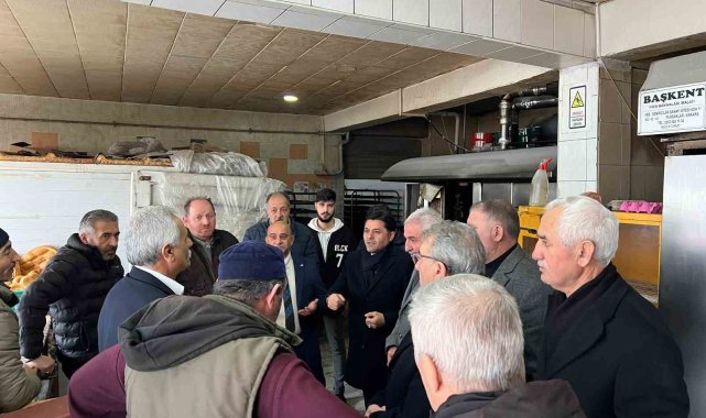 Başkan Adıgüzel'den Sarıkamış'ta esnaf ziyareti