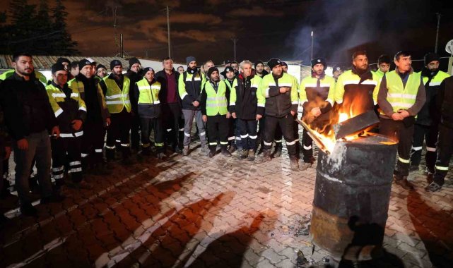 Başkan Kurt personelin yeni yılını kutladı