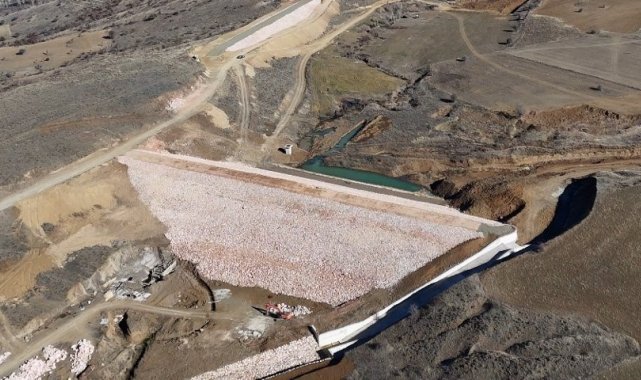Bayburt Uluçayır Göletinde su tutulmaya başlandı