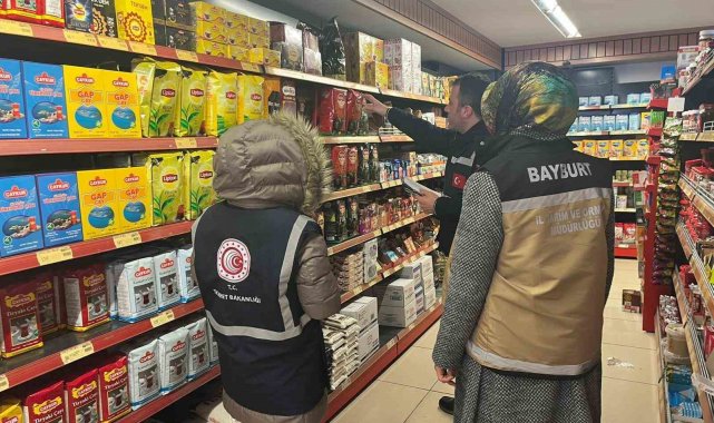 Bayburt'ta fahiş fiyatlara yönelik denetimler yapıldı