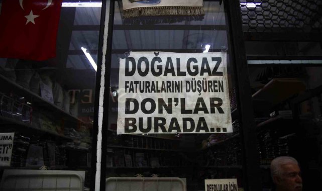 Bursa'da doğalgaz faturasını düşüren donlara büyük ilgi
