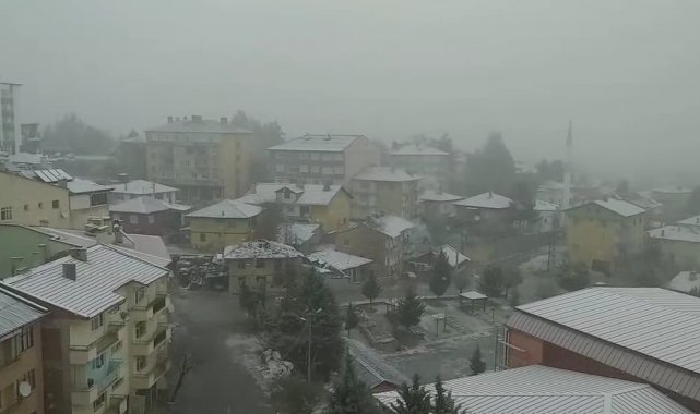 Çankırı'da kar yağışı etkili oluyor