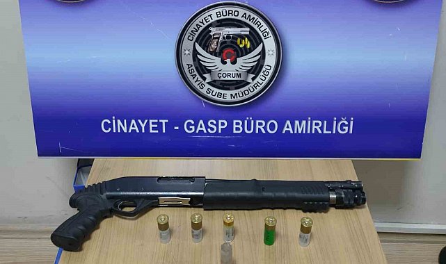 Çorum'da 23 adet silah ele geçirildi