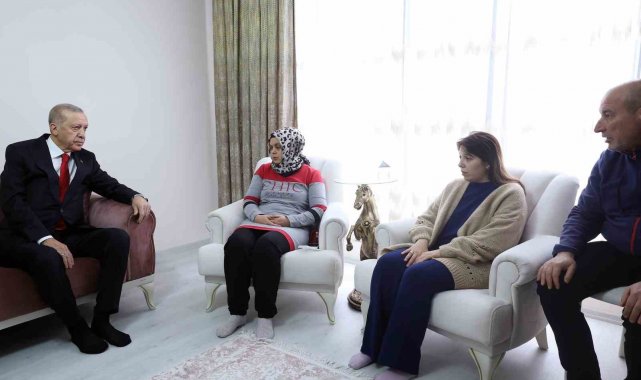 Cumhurbaşkanı Erdoğan'dan patlamada ölen işçilerin ailelerine ziyaret