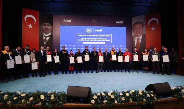 DAKE Bakan Yerlikaya'dan akreditasyon belgesini aldı