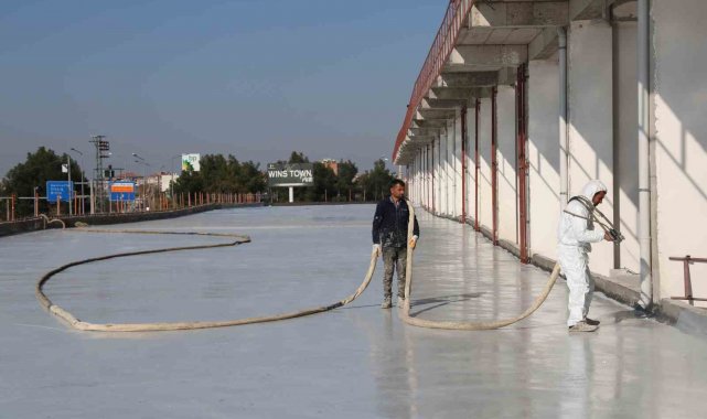 Diyarbakır'da deprem sonrası yapılarda su yalıtımı polyuera tercih edilmeye başlandı