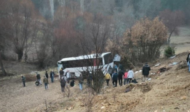 Emet'te işçi servisi yoldan çıktı: 9 yaralı