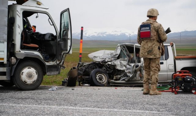 Erzurum'da jandarma bölgesinde bir ayda 25 trafik kazası