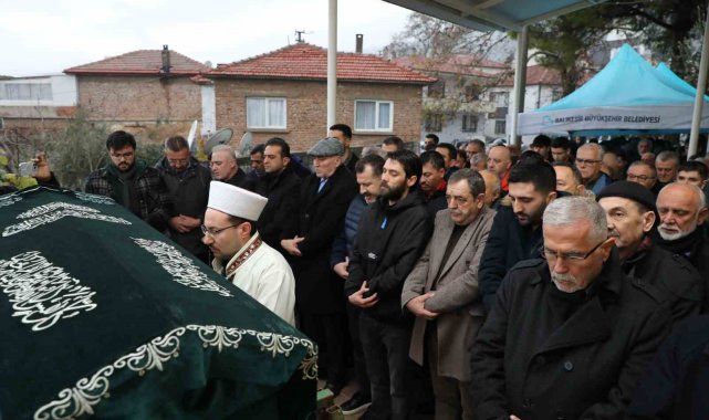 Eski Edremit Belediye Başkanı Tuncay Kılıç, son yolculuğuna uğurlandı