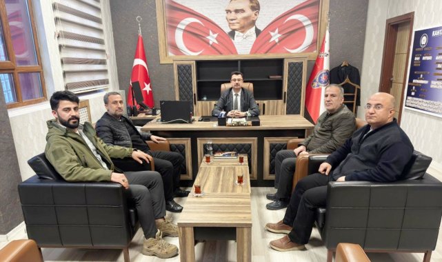 Gazeteciler, emniyet müdürü Arıcılar ile bir araya geldi