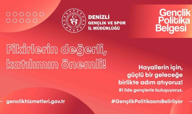 Gençlik politikaları için Denizli'de söz gençlerin