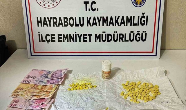 Hayrabolu'da uyuşturucu operasyonu : 2 tutuklama