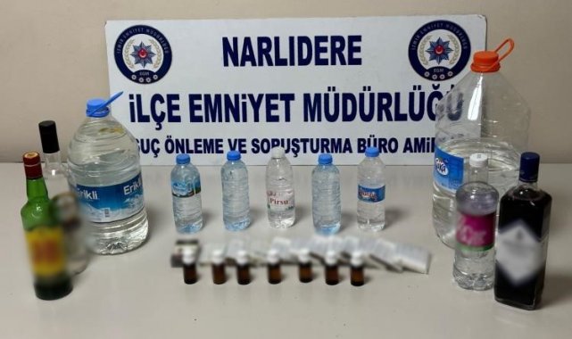 İzmir'de yeni yıl öncesi kaçak alkol operasyonu