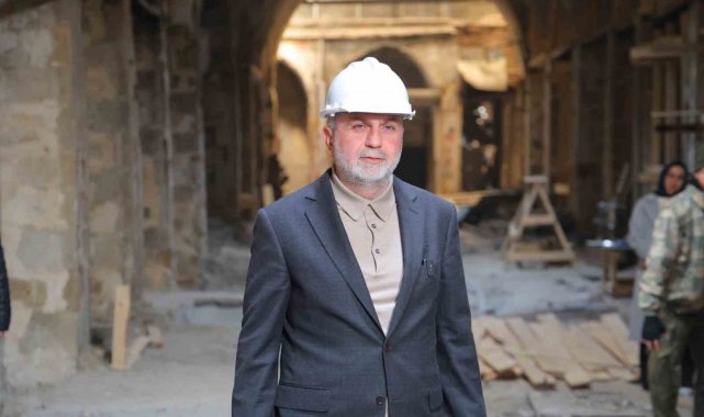 Kahramanmaraş'ta 5 asırlık tarihi çarşıda restorasyon çalışmaları sürüyor