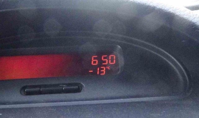Kars'ta soğuk hava etkili oluyor