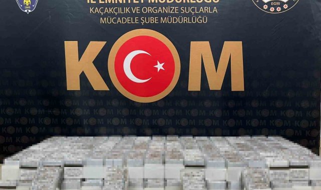 Kastamonu'da 29 bin 900 adet doldurulmuş makaron ele geçirildi